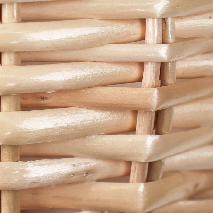 Корзина &laquo;Ягодное лукошко&raquo;, №1, Dдно=12 см, Dверх=20 см, H=12/25 см, ручное плетение, лоза