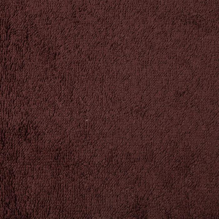 Простыня махровая гладкокрашеная 155х200см, цв.коричневый, 380г/м, хлопок 100%