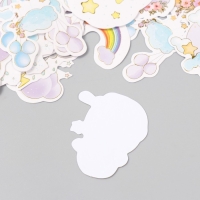 Наклейки для творчества "Погодные явления" тиснение серебро набор 48 шт 9х7х0,8 см Наклейки для творчества "Погодные явления" тиснение серебро набор 48 шт 9х7х0,8 см