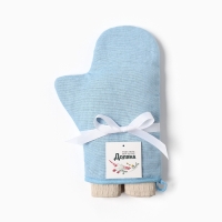 Набор кухонный Peace варежка 18х28см, полотенце вафля 2 шт.  35х60см