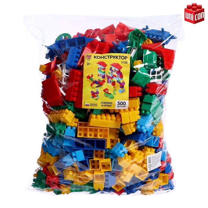Конструктор №5, универсальный, 500 деталей Конструктор №5, универсальный, 500 деталей