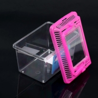 Переноска прямоугольная, 13,5 х 9,3 х 10 см, розовый Переноска прямоугольная, 13,5 х 9,3 х 10 см, розовый