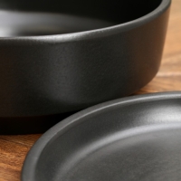 Горшок бонсайница "Огма" для кактусов и суккулентов, черная, 3 л Горшок бонсайница "Огма" для кактусов и суккулентов, черная, 3 л