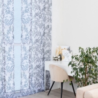 Тюль Этель &laquo;Шум листвы, на шторной ленте 280х270 см, 70гр/м2, 100% п/э