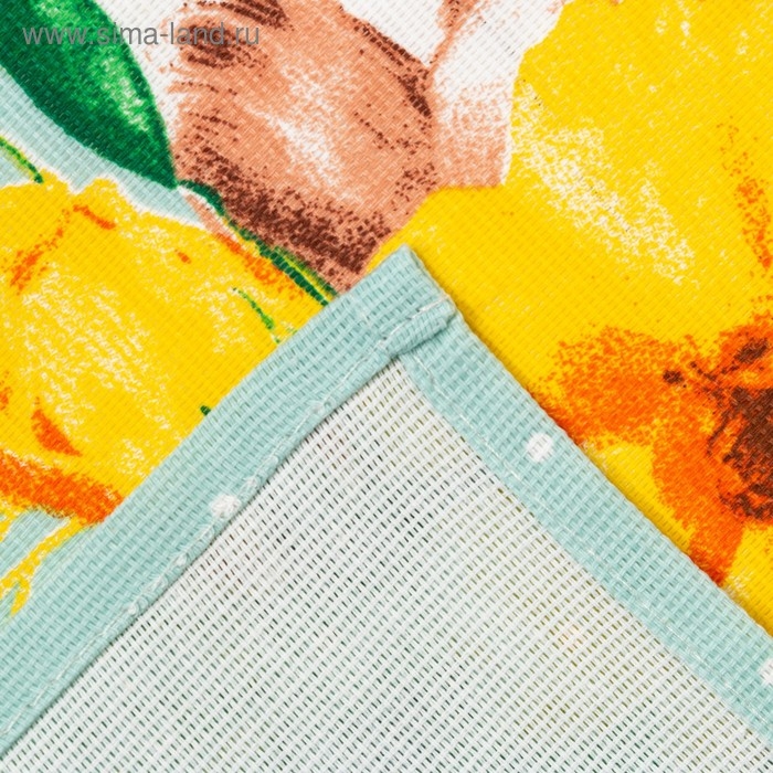 Полотенце пасхальное Доляна &laquo;С праздником&raquo; 35х60 см, 100% хл, 160г/м2