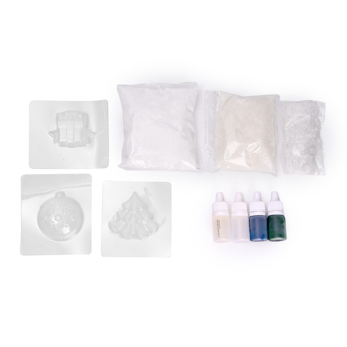 Бомбочки для ванн своими руками на новый год &laquo;Новогодняя радость&raquo;, новогодний набор для творчества