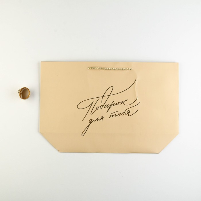 Пакет подарочный, упаковка, &laquo;Подарок для тебя&raquo;, 30 х 27.5 х 12 см