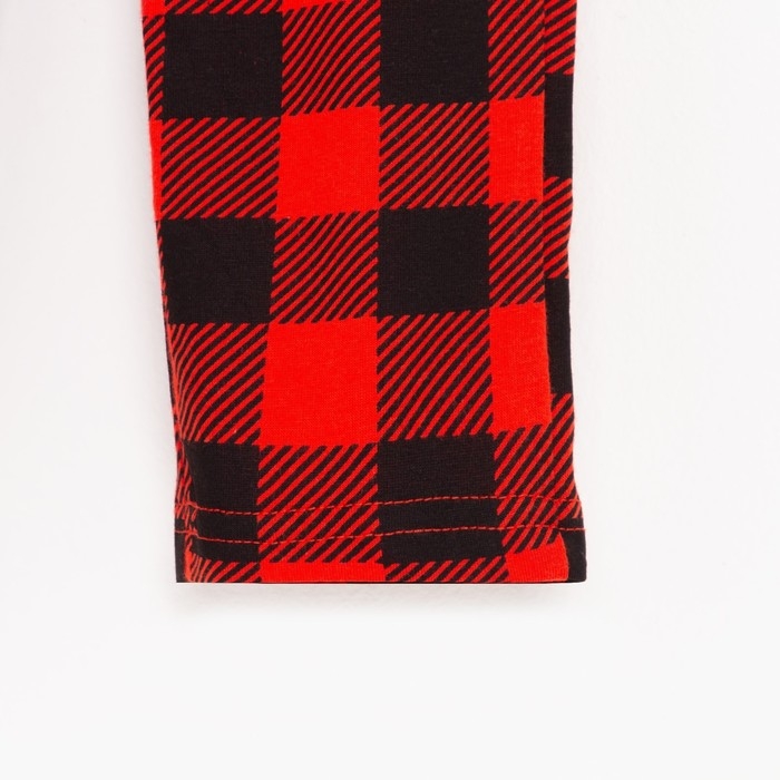 Пижама детская новогодняя KAFTAN "Santa's security", размер 28 (86-92 см)