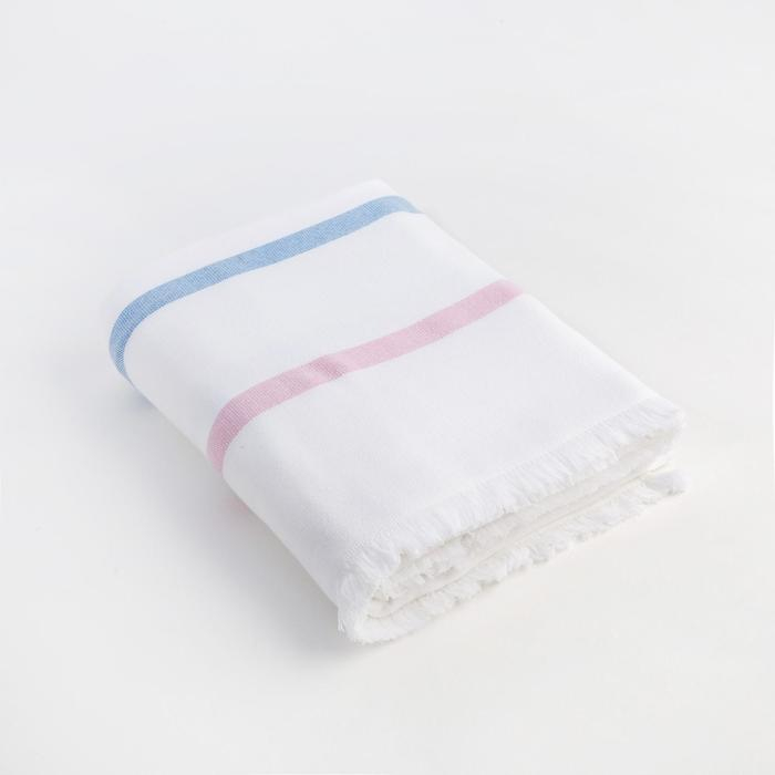 Полотенце махровое двухстороннее Этель Полотенце махровое двухстороннее Этель "Вояж" 90*170 см, цв.белый,100% хл, 240 гр/м2