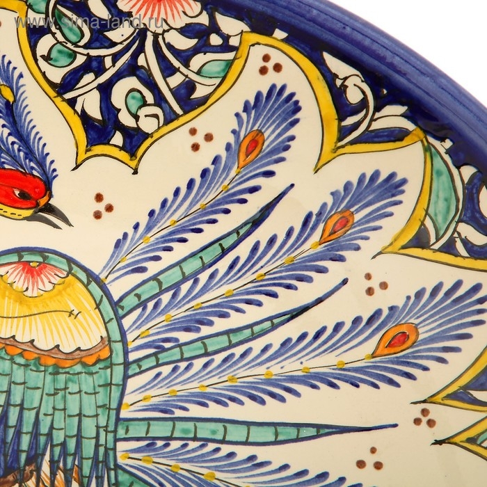 Ляган Риштанская Керамика Ляган Риштанская Керамика "Жар-птица", 41 см, микс