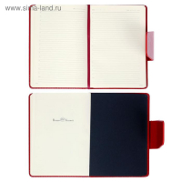 Ежедневник недатированный А5, 160 листов Prestige, твёрдая обложка, искусственная кожа, магнитный хлястик, красный