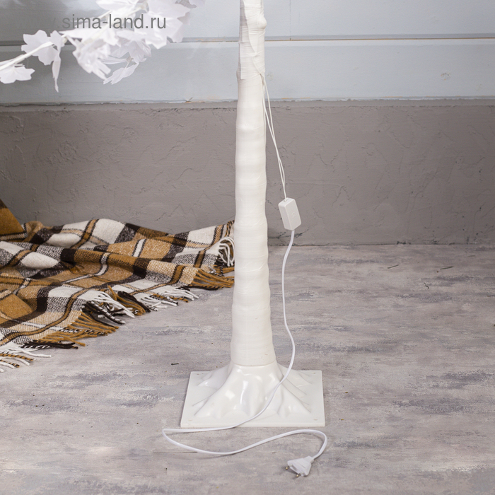 Светодиодное дерево &laquo;Клён белый&raquo; 1.6 м, 160 LED, постоянное свечение, 220 В, свечение тёплое белое