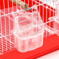 Клетка для птиц укомплектованная Bd-2/5h, 34 х 27 х 47 см, красная Клетка для птиц укомплектованная Bd-2/5h, 34 х 27 х 47 см, красная