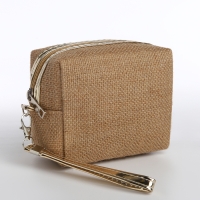 Косметичка на молнии, цвет тёмно-бежевый Косметичка на молнии, цвет тёмно-бежевый