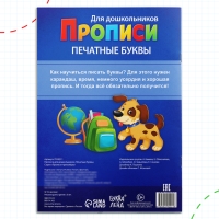 Прописи для дошкольников&raquo;Печатные буквы&raquo;, 20 стр., формат А4