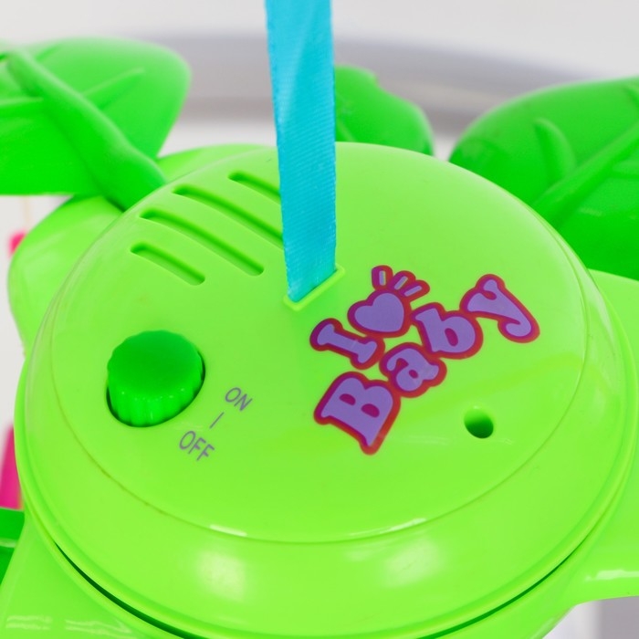 Мобиль музыкальный на кроватку &laquo;Музыкальные листья. Совы&raquo;, на батарейках, Крошка Я