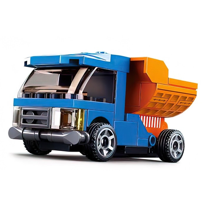 Конструктор спецтехника «Самосвал» Sluban Механо, инерционный, 44 детали, 6+ Конструктор спецтехника «Самосвал» Sluban Механо, инерционный, 44 детали, 6+