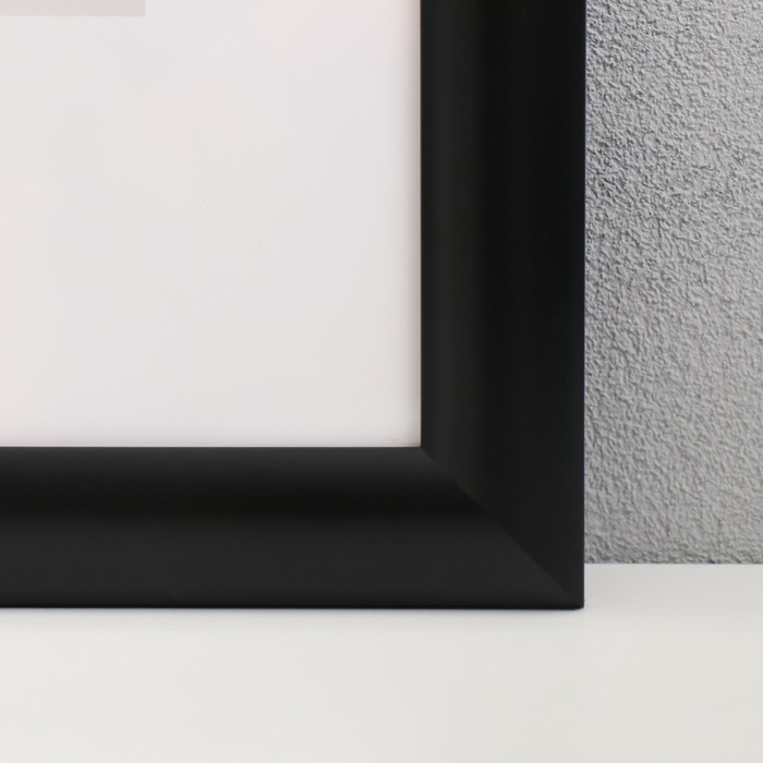 Фоторамка пластик "МИРАМ" 25х35 см чёрный (пластиковый экран)