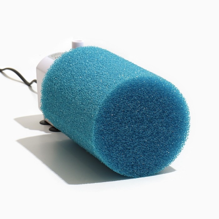 Губка круглая № 6, крупнопористая, 12 х 12 х 20 см, синяя Губка круглая № 6, крупнопористая, 12 х 12 х 20 см, синяя