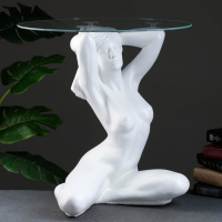 Подставка - стол светящийся "Девушка сидя" 50х39х52см Подставка - стол светящийся "Девушка сидя" 50х39х52см