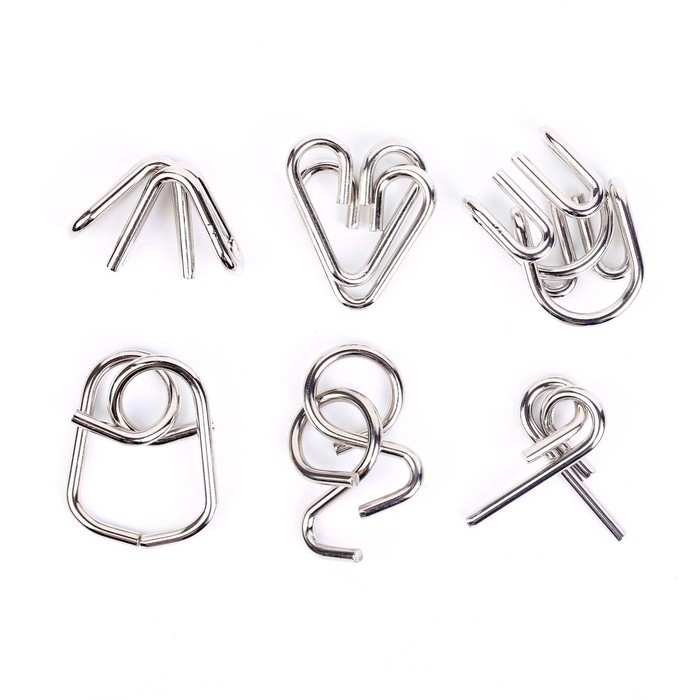 Головоломка металлическая &laquo;Загадки Древней Руси&raquo;, набор 6 шт.