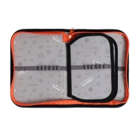 Пенал 3 секции, вкладка внутри, 140 х 210 х 40 мм, тканевый, Calligrata TOP Block "Скелетики" Пенал 3 секции, вкладка внутри, 140 х 210 х 40 мм, тканевый, Calligrata TOP Block "Скелетики"