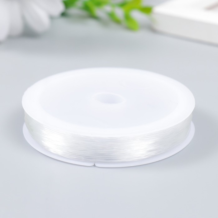 Нить силиконовая для бисера Нить силиконовая для бисера "Astra" 0,6 мм, 25 м, прозрачный матовый