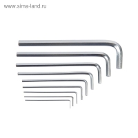 Набор ключей шестигранных ТУНДРА, удлиненных, CrV, 1.5 - 10 мм, 9 шт.