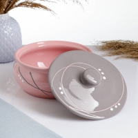 Пельменница "Псковская" малая, 1,25л / 19х12см, зефир Пельменница "Псковская" малая, 1,25л / 19х12см, зефир