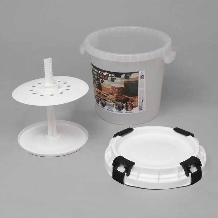 Бочка пищевая, 10 л, горловина 28 см, с герметичной крышкой Бочка пищевая, 10 л, горловина 28 см, с герметичной крышкой