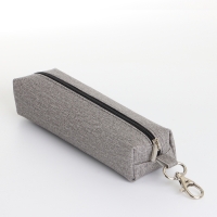 Ключница на молнии, длина 16 см, кольцо, карабин, цвет серый Ключница на молнии, длина 16 см, кольцо, карабин, цвет серый
