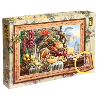 Пазл-рамка &laquo;Натюрморт с попугаем&raquo;, 500 элементов