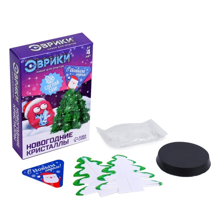 Набор для опытов &laquo;Новогодние кристаллы: Ёлочка&raquo;, сделай сам