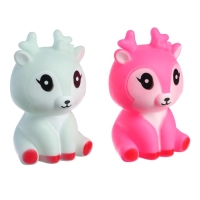 Набор резиновых игрушек для ванны &laquo;Оленята&raquo;, 2 шт, цвет МИКС, Крошка Я