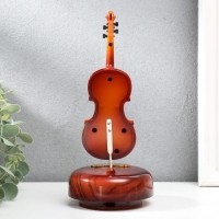 Сувенир пластик музыкальный механический "Скрипка" 21х9,5х9,5 см Сувенир пластик музыкальный механический "Скрипка" 21х9,5х9,5 см