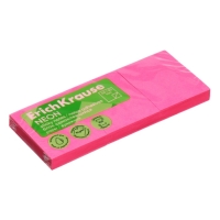 Блок с липким краем бумажный 40х50 мм, ErichKrause 300 листов, розовый Блок с липким краем бумажный 40х50 мм, ErichKrause 300 листов, розовый