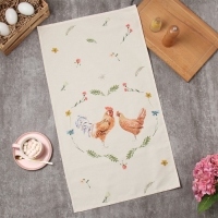 Полотенце "Этель" Hen love 40х73см, 100% хл, саржа 190 г/м2 Полотенце "Этель" Hen love 40х73см, 100% хл, саржа 190 г/м2