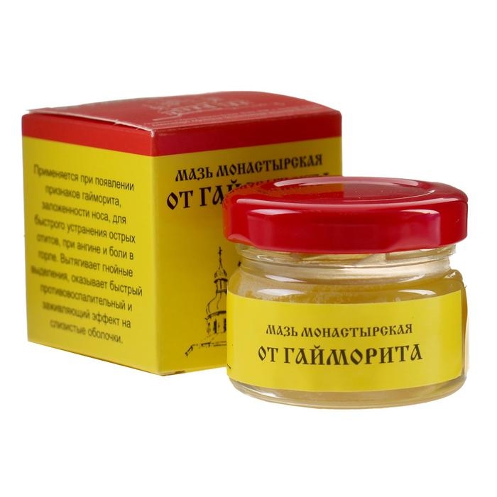 Мазь «Монастырская От гайморита», 25 мл, Мазь «Монастырская От гайморита», 25 мл, "Бизорюк"