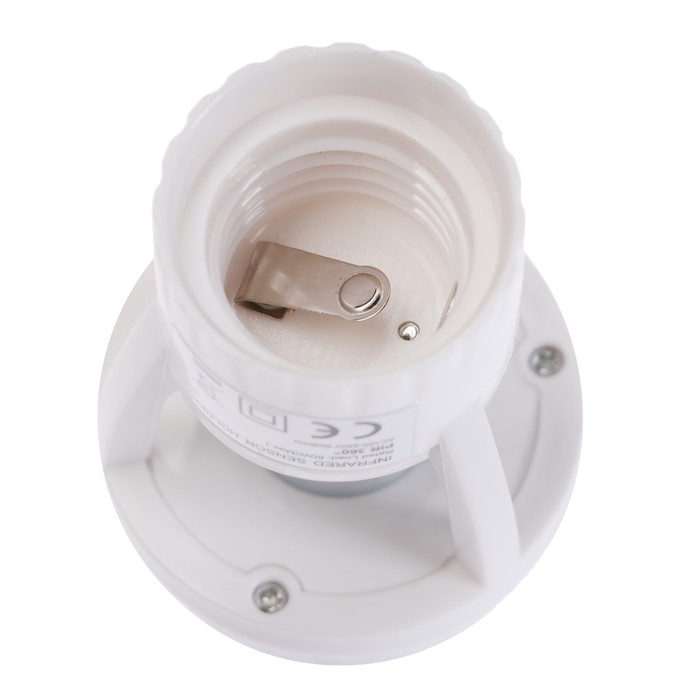 Патрон E27 с датчиком движения, 360 градусов, 6 метров, 110-240 В Патрон E27 с датчиком движения, 360 градусов, 6 метров, 110-240 В