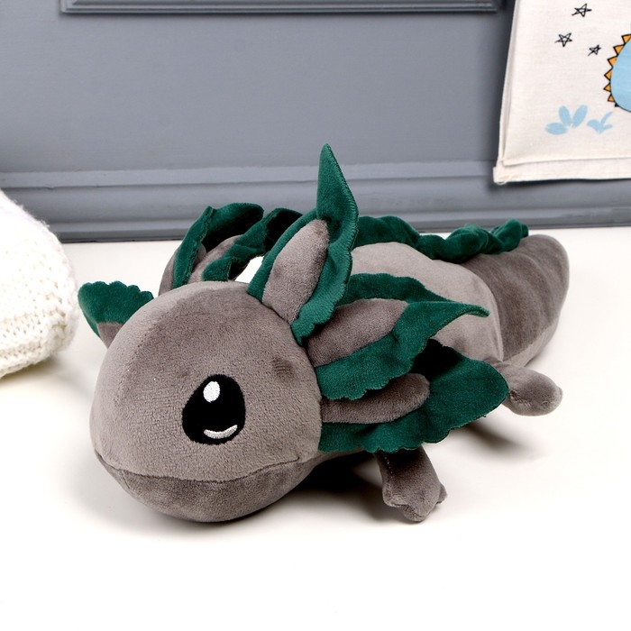 Мягкая игрушка &laquo;Аксолотль&raquo;, 45 см, цвет серый