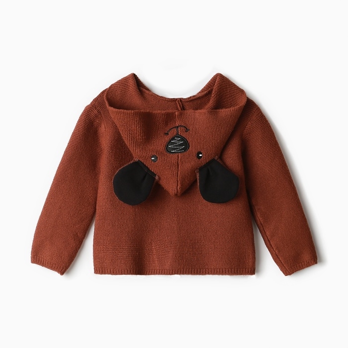 Джемпер детский, цвет коричневый, рост 104 см