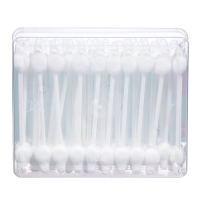 Ватные палочки "Солнце и луна" для детей с ограничителем, 60 шт.