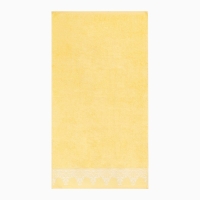 Набор полотенец в коробке Тиана, размер 50х90+70х140 см, цвет ваниль, махра, 450 г/м, хлопок 100%