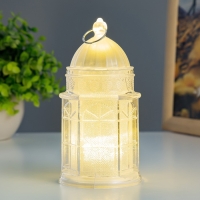 Ночник "Зимняя башня" LED от батареек 3хLR1130 6,5х6,5х13 см RISALUX Ночник "Зимняя башня" LED от батареек 3хLR1130 6,5х6,5х13 см RISALUX