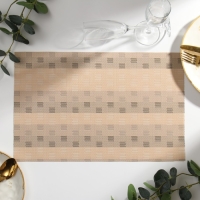 Салфетка на стол Доляна, цв.бежевый, 45*30см Салфетка на стол Доляна, цв.бежевый, 45*30см