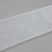 Шторная лента люверсная, клеевая односторонняя, 10 см, 50 &plusmn; 1 м, цвет белый