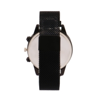 Часы наручные мужские "Эдди", d-4 см, длина ремешка 28 см, черные Часы наручные мужские "Эдди", d-4 см, длина ремешка 28 см, черные