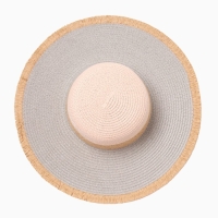 Шляпа женская MINAKU, цвет серый/розовый, р-р 58 Шляпа женская MINAKU, цвет серый/розовый, р-р 58