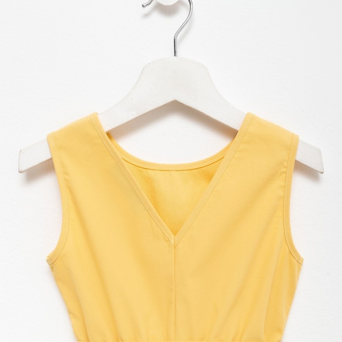 Комплект для девочки (майка и шорты) KAFTAN, р.38 (146-152), желтый