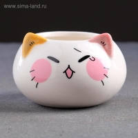 Горшок "Котенок" 9х6см, МИКС